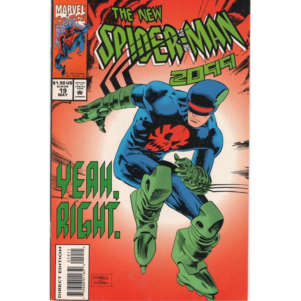 Spider-Man 2099 #19 Marvel Comics May 1994 Rick Leonardi VF Direct Edition